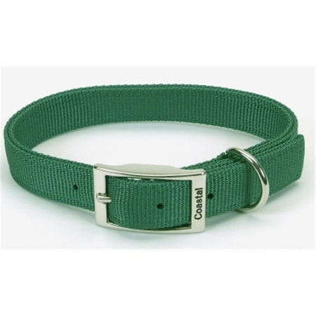 Coastal Pet Products 22 In. Double Web Collar - Green